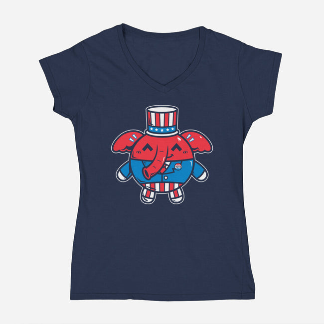 The Republican-Womens-V-Neck-Tee-krisren28