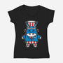 The Democrat-Womens-V-Neck-Tee-krisren28