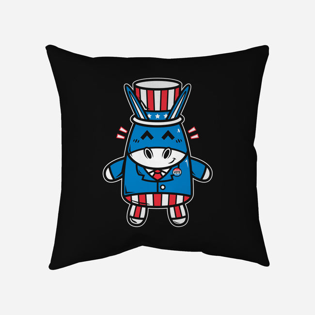 The Democrat-None-Non-Removable Cover w Insert-Throw Pillow-krisren28