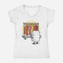 Sushi Wardrobe-Womens-V-Neck-Tee-Olipop