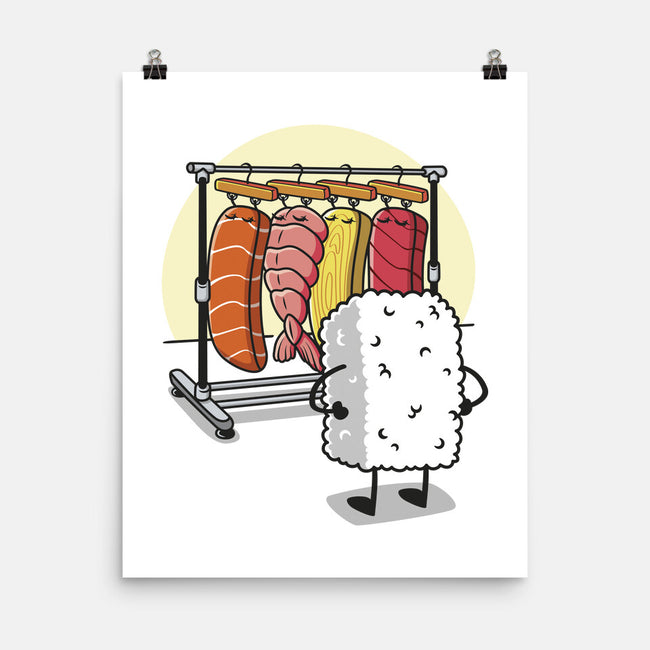 Sushi Wardrobe-None-Matte-Poster-Olipop