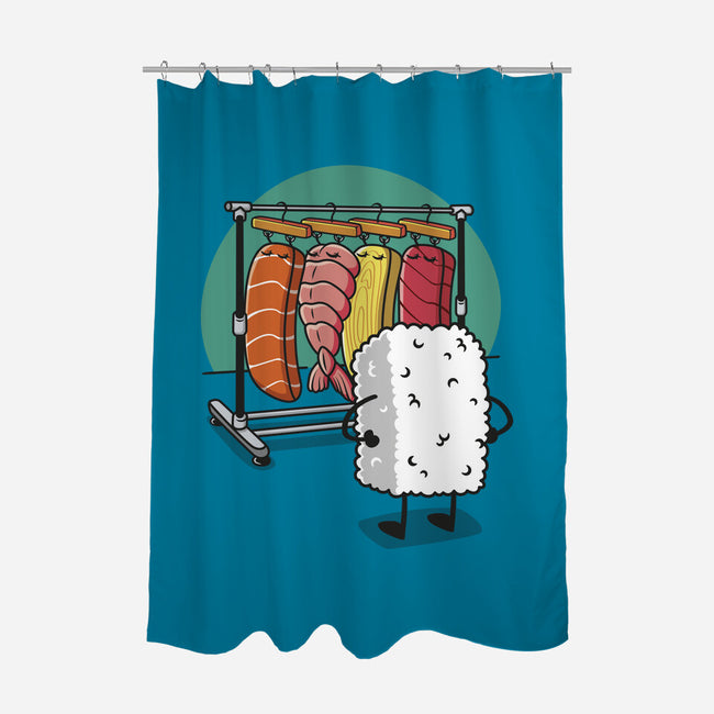 Sushi Wardrobe-None-Polyester-Shower Curtain-Olipop