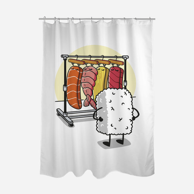 Sushi Wardrobe-None-Polyester-Shower Curtain-Olipop