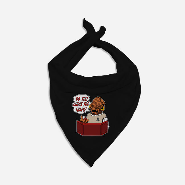 Trap Check-Dog-Bandana-Pet Collar-SeamusAran