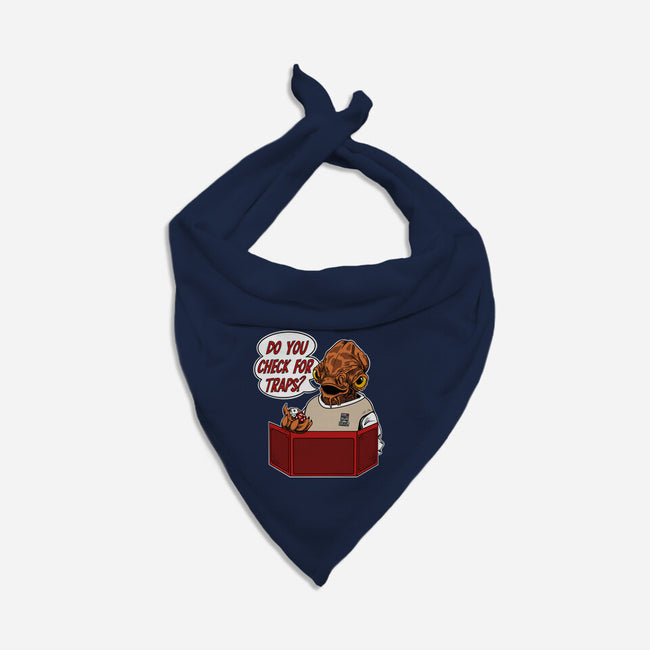 Trap Check-Dog-Bandana-Pet Collar-SeamusAran