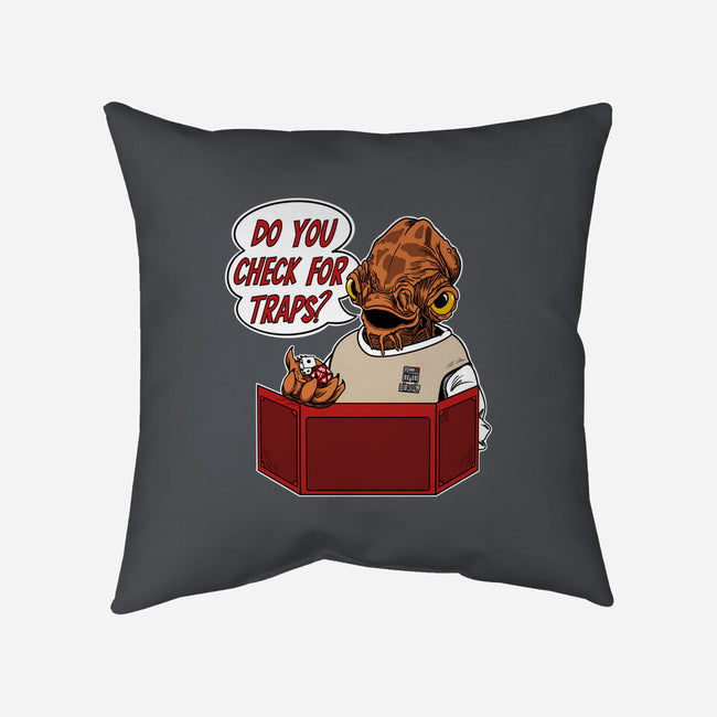 Trap Check-None-Removable Cover w Insert-Throw Pillow-SeamusAran