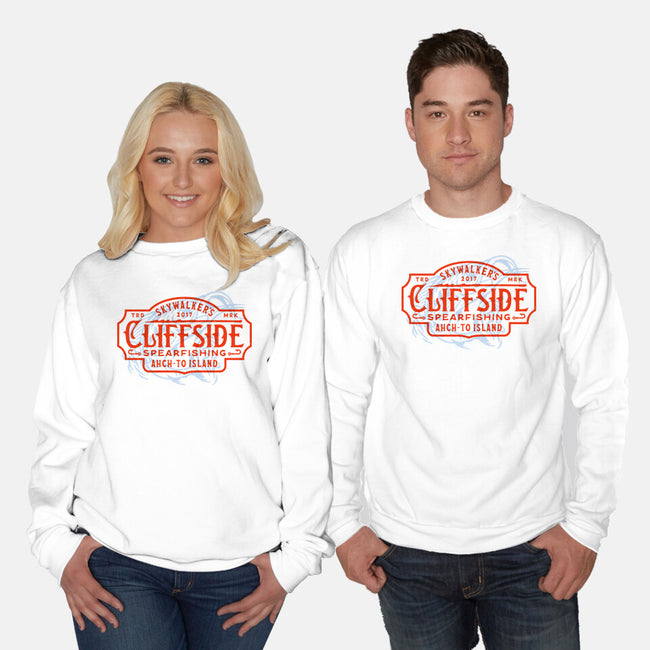 Luke's Cliffside Spearfishing-Unisex-Crew Neck-Sweatshirt-Wheels