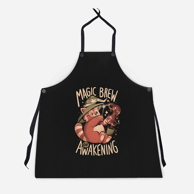 Magic Brew Of Awakening-Unisex-Kitchen-Apron-eduely