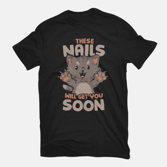 These Nails Will Get You Soon-Womens-Fitted-Tee-eduely