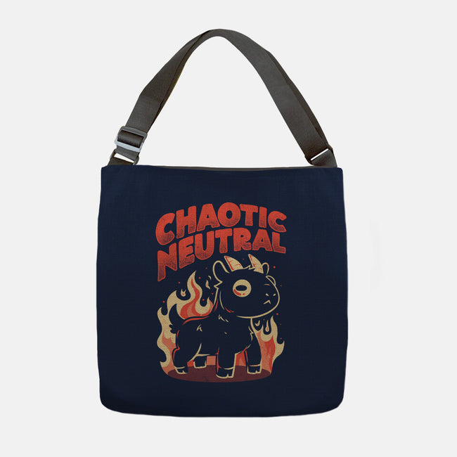 Chaotic Neutral-None-Adjustable Tote-Bag-eduely