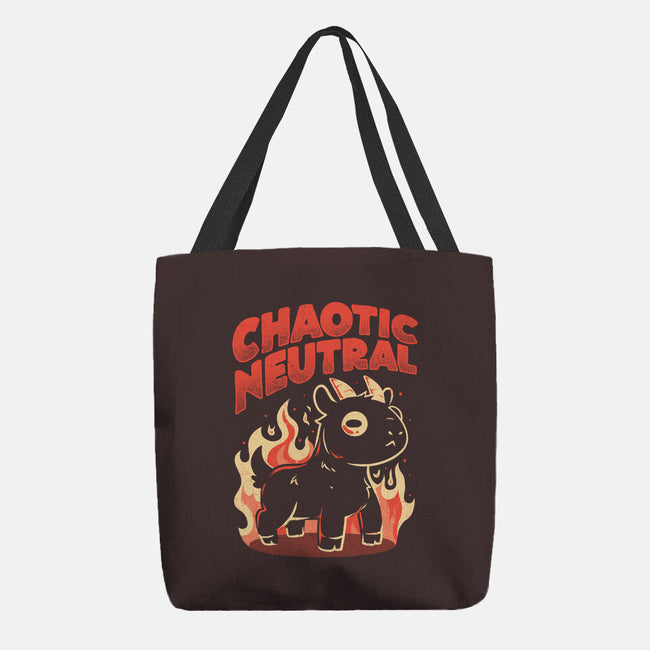 Chaotic Neutral-None-Basic Tote-Bag-eduely