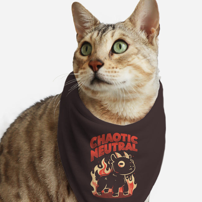 Chaotic Neutral-Cat-Bandana-Pet Collar-eduely