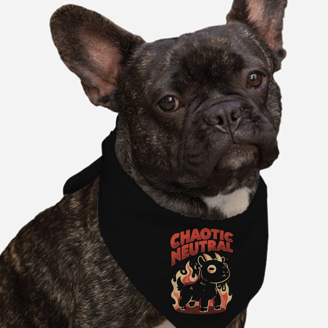 Chaotic Neutral-Dog-Bandana-Pet Collar-eduely