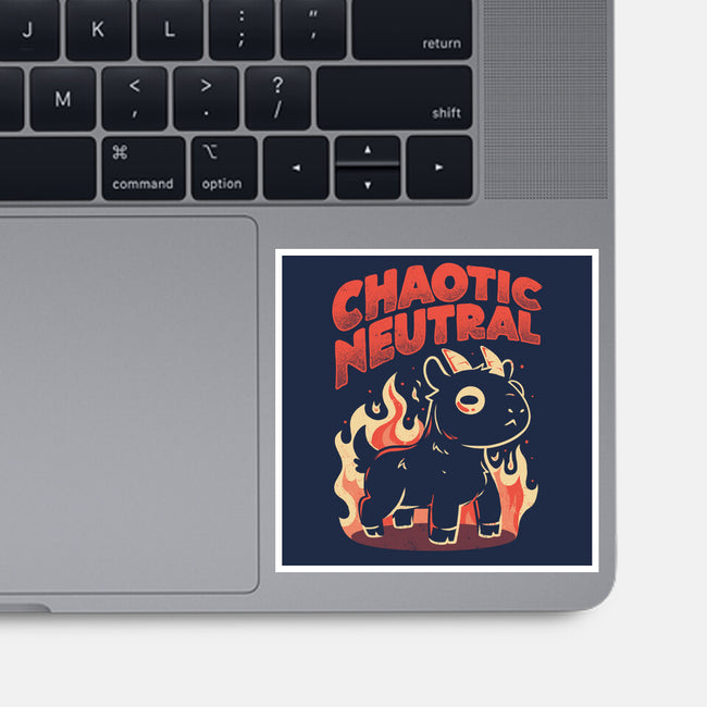 Chaotic Neutral-None-Glossy-Sticker-eduely