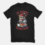 Owlways Reading Books-Mens-Basic-Tee-eduely