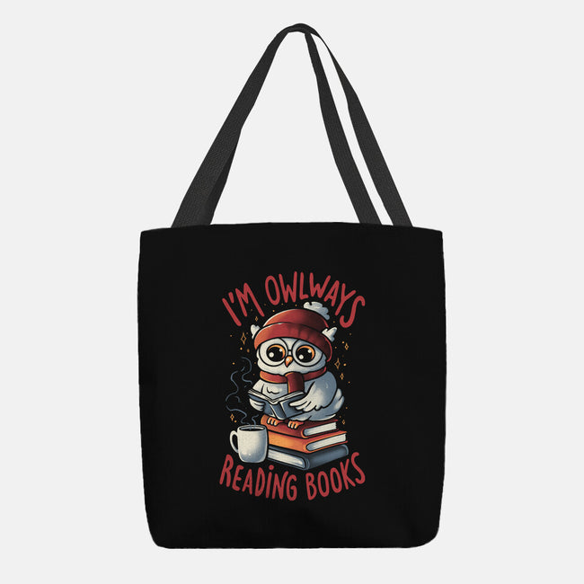 Owlways Reading Books-None-Basic Tote-Bag-eduely