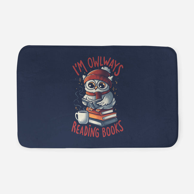 Owlways Reading Books-None-Memory Foam-Bath Mat-eduely