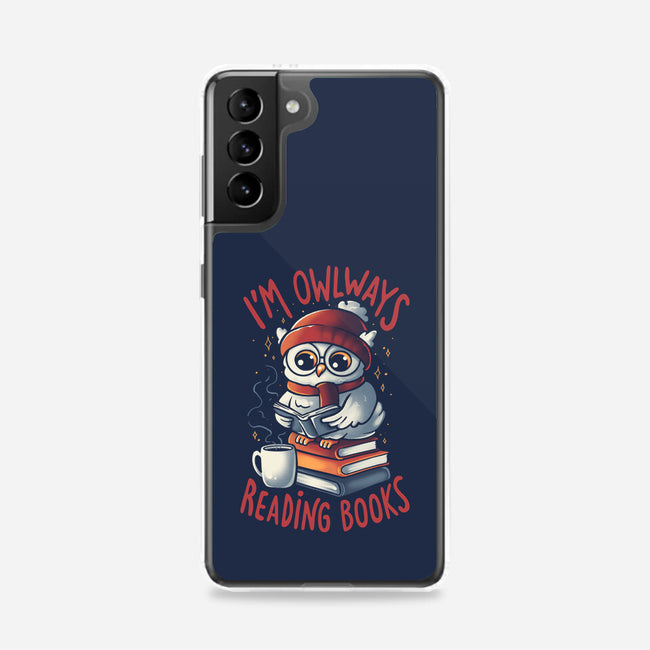 Owlways Reading Books-Samsung-Snap-Phone Case-eduely