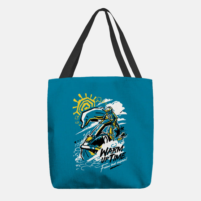 Warm Up Time-None-Basic Tote-Bag-demonigote