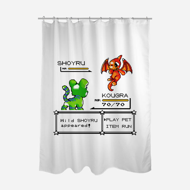 Neo Pocket Pets-None-Polyester-Shower Curtain-demonigote