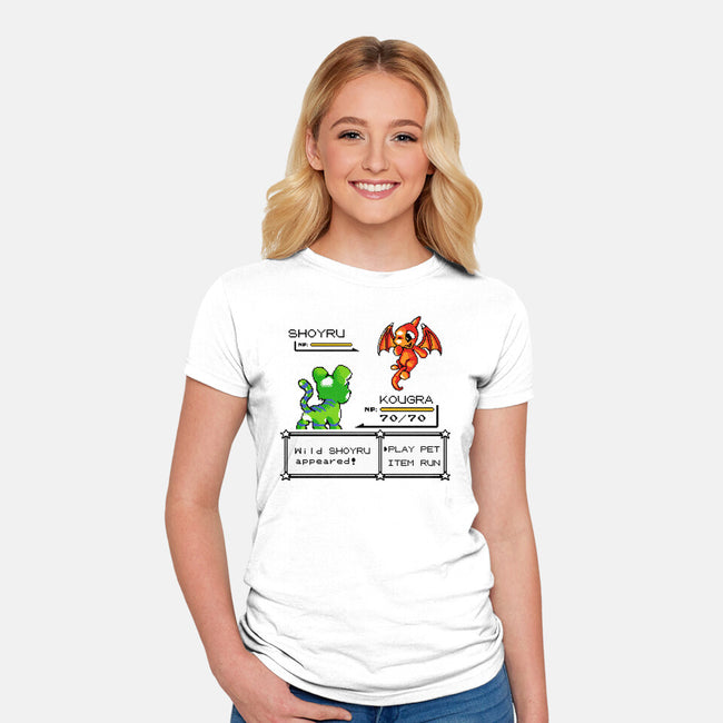 Neo Pocket Pets-Womens-Fitted-Tee-demonigote