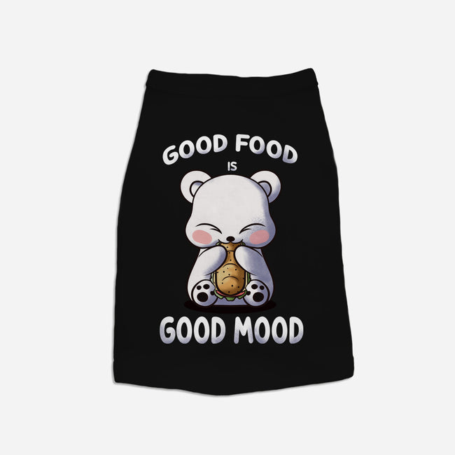 Good Food Is Good Mood-Cat-Basic-Pet Tank-fanfabio