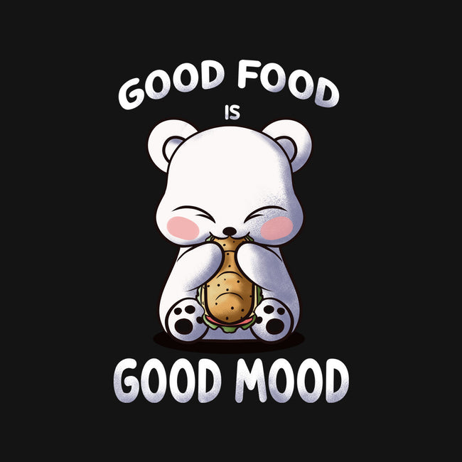 Good Food Is Good Mood-Womens-Off Shoulder-Sweatshirt-fanfabio