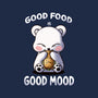 Good Food Is Good Mood-None-Beach-Towel-fanfabio