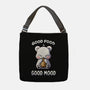 Good Food Is Good Mood-None-Adjustable Tote-Bag-fanfabio