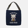 Good Food Is Good Mood-None-Adjustable Tote-Bag-fanfabio