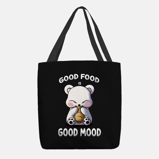 Good Food Is Good Mood-None-Basic Tote-Bag-fanfabio