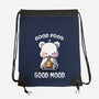 Good Food Is Good Mood-None-Drawstring-Bag-fanfabio