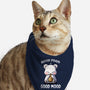 Good Food Is Good Mood-Cat-Bandana-Pet Collar-fanfabio