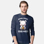 Good Food Is Good Mood-Mens-Long Sleeved-Tee-fanfabio