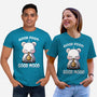 Good Food Is Good Mood-Unisex-Basic-Tee-fanfabio