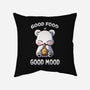 Good Food Is Good Mood-None-Non-Removable Cover w Insert-Throw Pillow-fanfabio