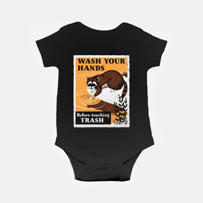 Wash Your Hands-Baby-Basic-Onesie-Boggs Nicolas