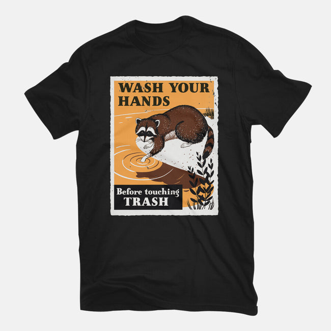 Wash Your Hands-Mens-Premium-Tee-Boggs Nicolas