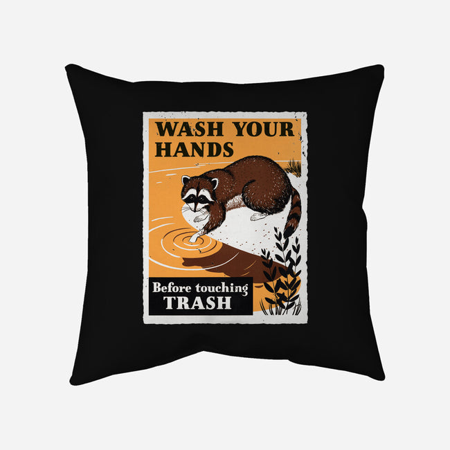 Wash Your Hands-None-Non-Removable Cover w Insert-Throw Pillow-Boggs Nicolas