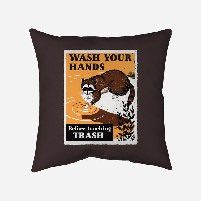 Wash Your Hands-None-Non-Removable Cover w Insert-Throw Pillow-Boggs Nicolas