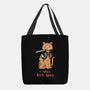 Fierce Tattooed Cat Meowster-None-Basic Tote-Bag-vp021