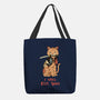 Fierce Tattooed Cat Meowster-None-Basic Tote-Bag-vp021