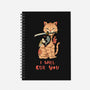 Fierce Tattooed Cat Meowster-None-Dot Grid-Notebook-vp021