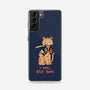 Fierce Tattooed Cat Meowster-Samsung-Snap-Phone Case-vp021