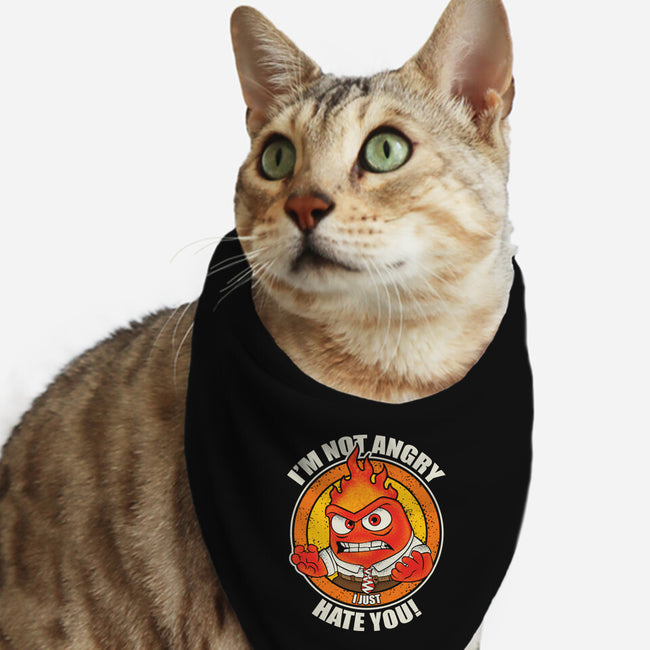 Not Angry I Just Hate You-Cat-Bandana-Pet Collar-turborat14