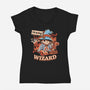 Wizard Still In Training-Womens-V-Neck-Tee-Heyra Vieira