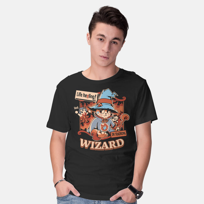 Wizard Still In Training-Mens-Basic-Tee-Heyra Vieira