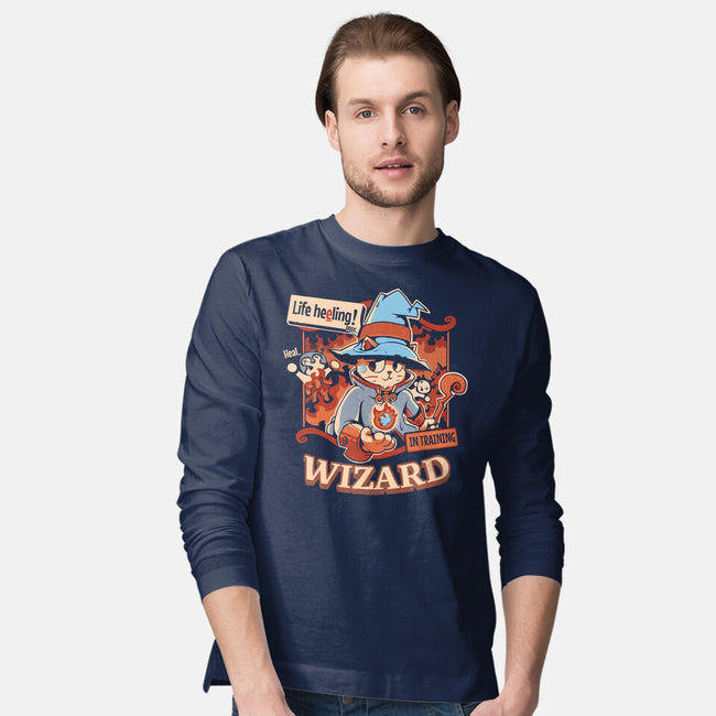 Wizard Still In Training-Mens-Long Sleeved-Tee-Heyra Vieira