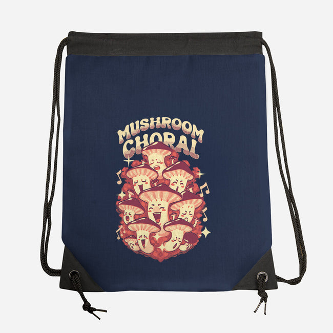 Mushroom Choral-None-Drawstring-Bag-Estudio Horta