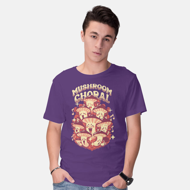 Mushroom Choral-Mens-Basic-Tee-Estudio Horta